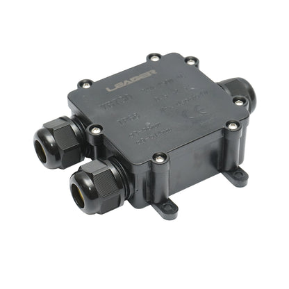 Sealed junction box with presets 24A 450V AC, 3 ways 3-14mm IP68 Leader