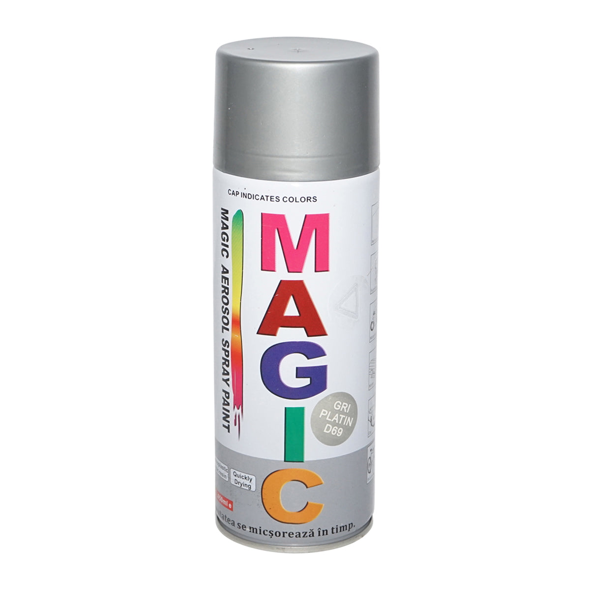 Magic platinum gray spray paint 450 ml