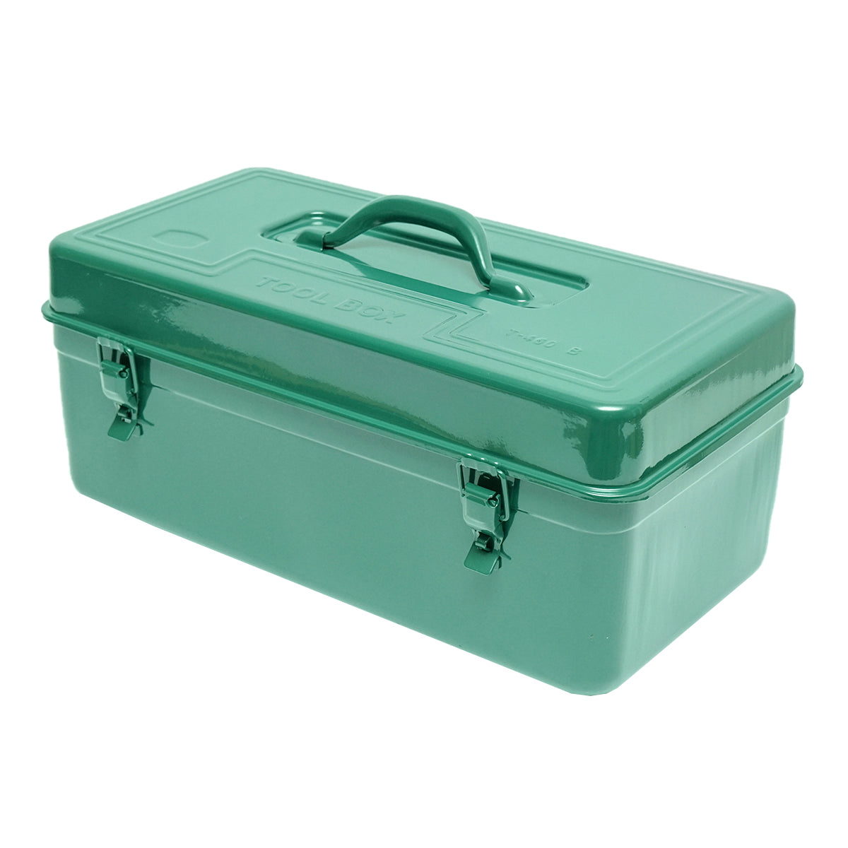 Green metal tool box 470x240x205mm Breckner Germany