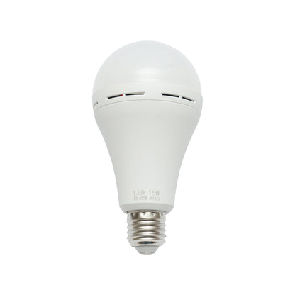 LED bulb 15W, 220V, E27, cold light 6500K, emergency with backup system and rechargeable battery 1200mah