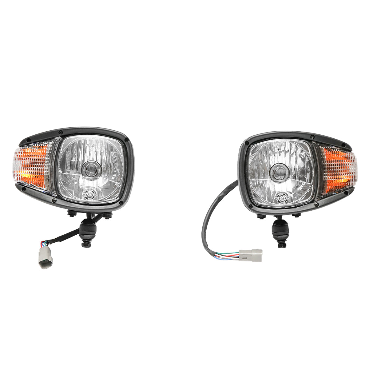 Set of headlamp type lamps with right and left signaling 24V HR-A-030 Breckner Germany