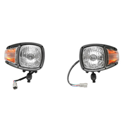 Set of headlamp type lamps with right and left signaling 24V HR-A-030 Breckner Germany