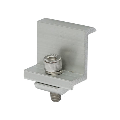 End clamp 35mm for photovoltaic solar panel system A, 20mm Breckner Germany