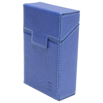 The blue leather case for the P22 Breckner cigarette pack