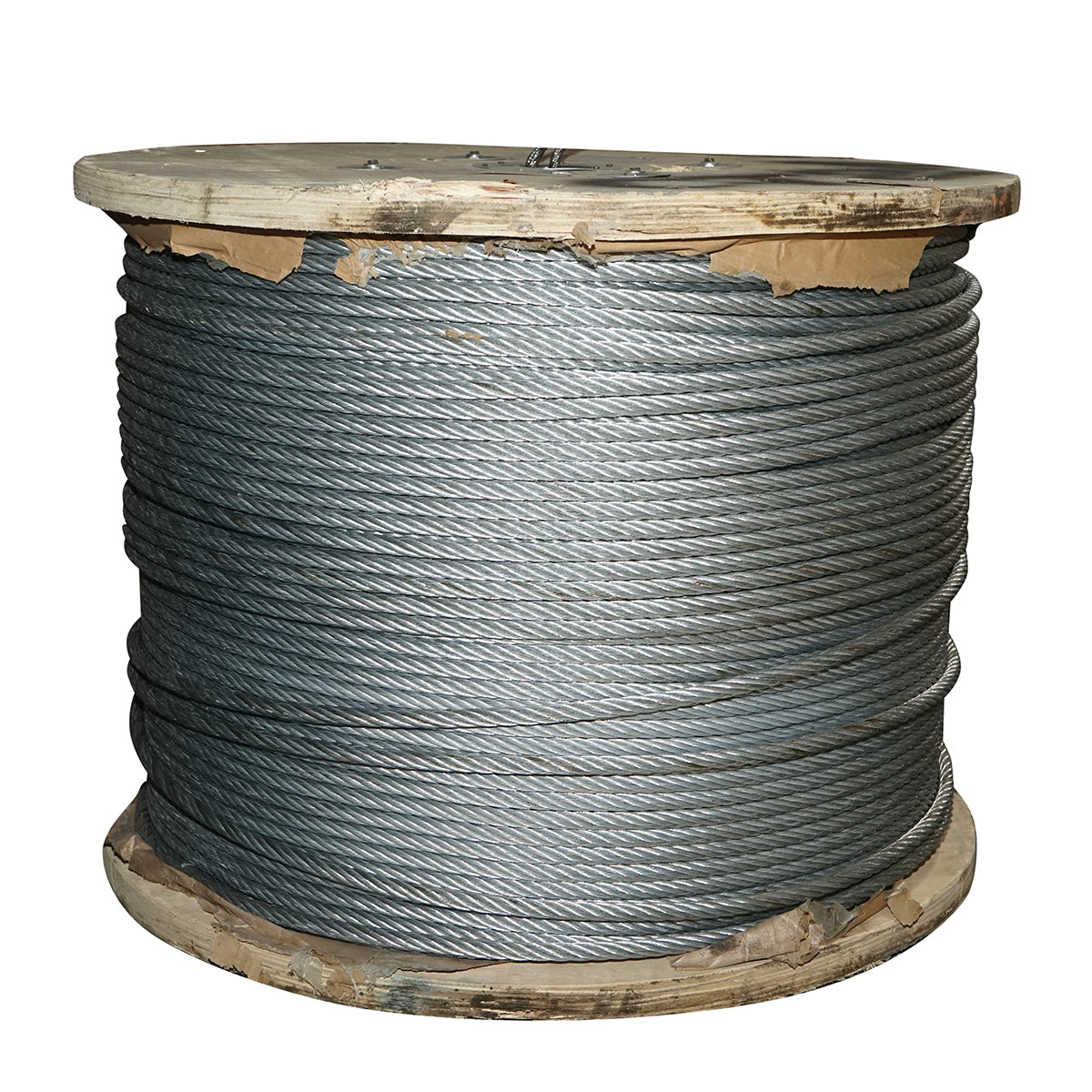 Steel winch cable 6x37 diameter 14mm with textile heart, 1000m/roll