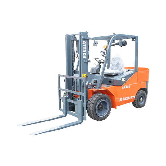 2 Ton duplex forklift, 1.22m blades, lift height 3m, diesel Konig Traktoren