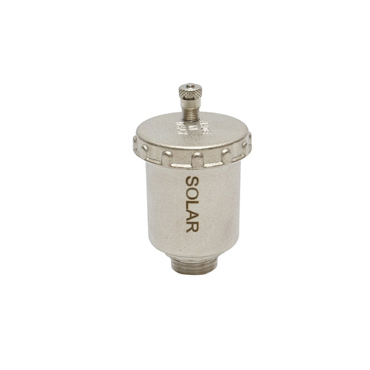 Automatic air vent 1/2 for residential solar systems 10 BAR, maximum temperature 180 degrees C