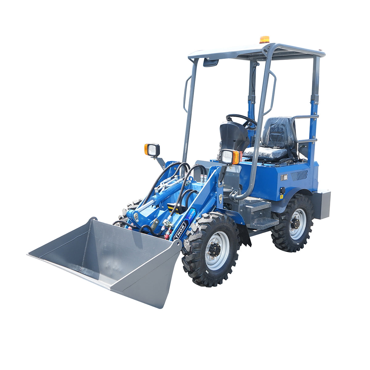 Electric front loader, WOLA 0.4T, 60V, bucket 0.2m3