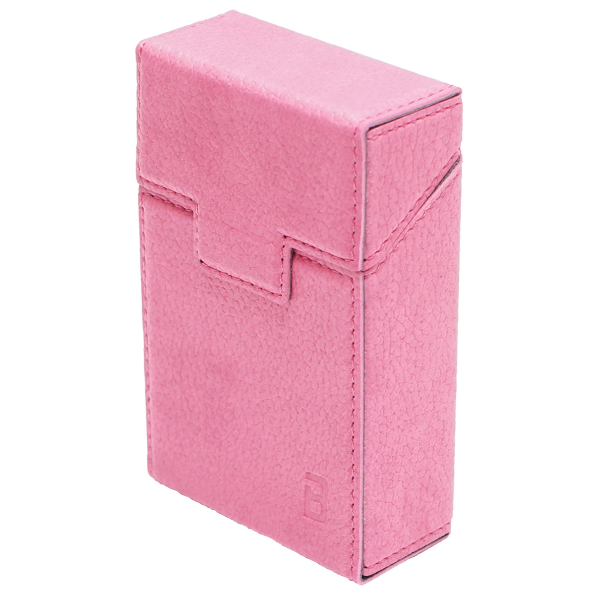 Pink leather case for P22 Breckner cigarette pack