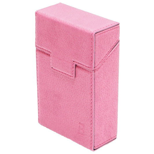Pink leather case for P22 Breckner cigarette pack
