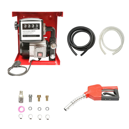 Diesel transfer pump 220V 550W Breckner Flow rate 60L/min. (Kit with meter, 1.5M suction hose, 4M transfer hose, Gun)