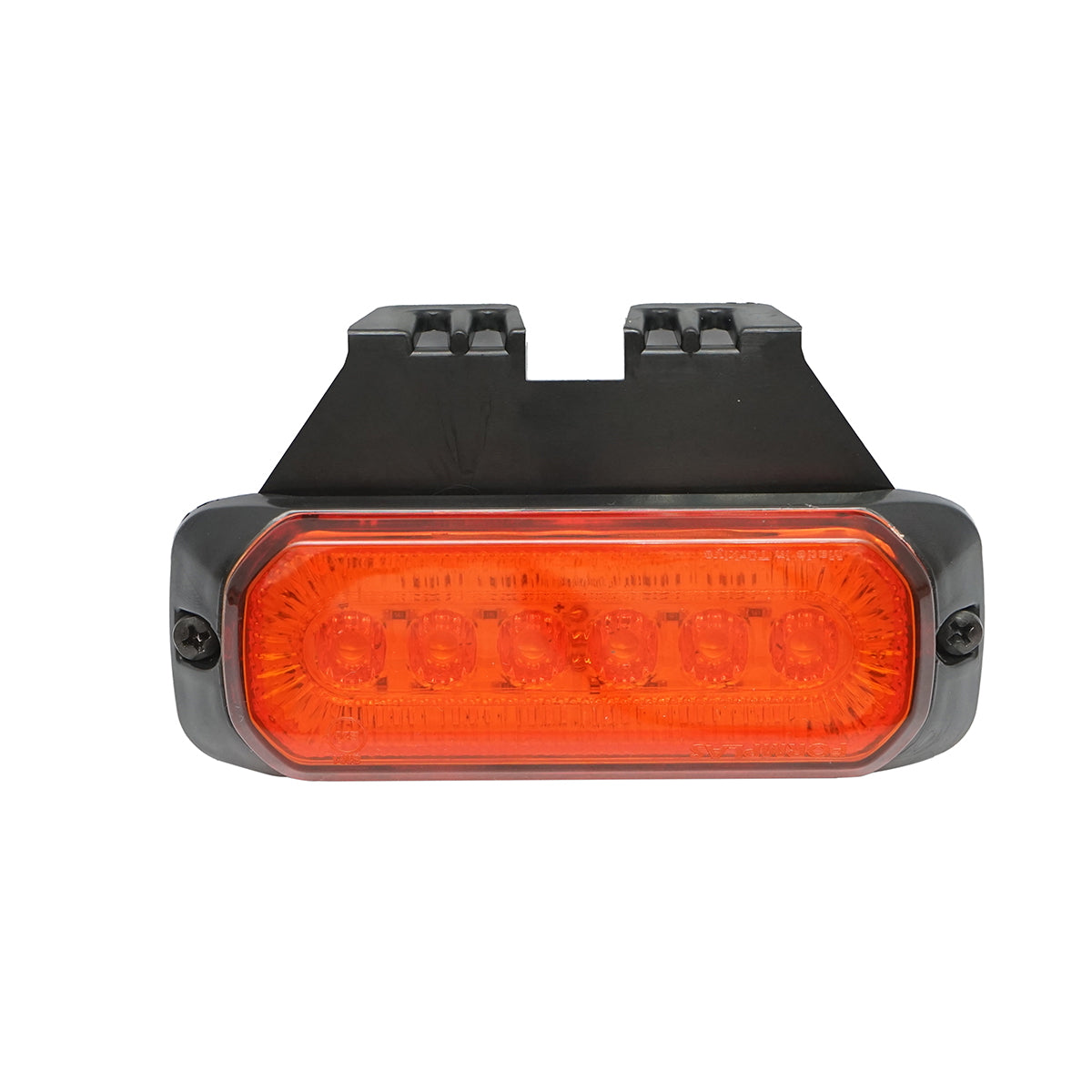 LED side marker lamp with support 12-24V, yellow 132x46mm Breckner Germany
