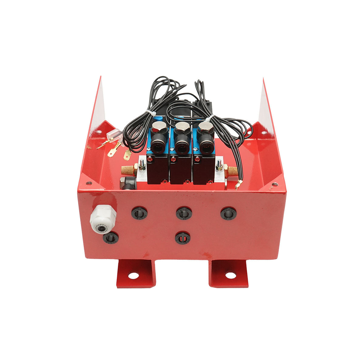 Box with 3 solenoid valves for Forestry Tractor reducer 12V