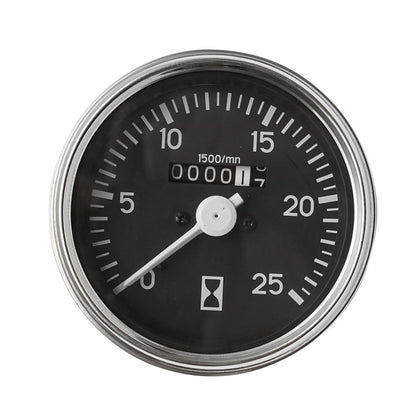 Clock/RPM indicator, 85mm universal tachometer for Massey Ferguson 1666561M92, 1666562M92, 1674637M2, 1674637M92, 1875187M92