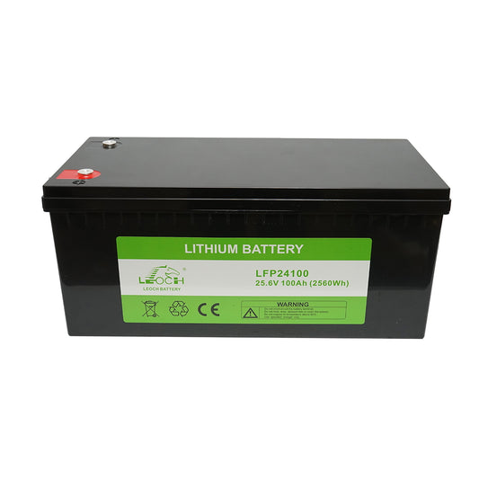 Li-ion Battery LifePo4 25.6V 100Ah (2560Wh) LFP24100 for solar systems 522x240x218mm IP65 Leoch Battery