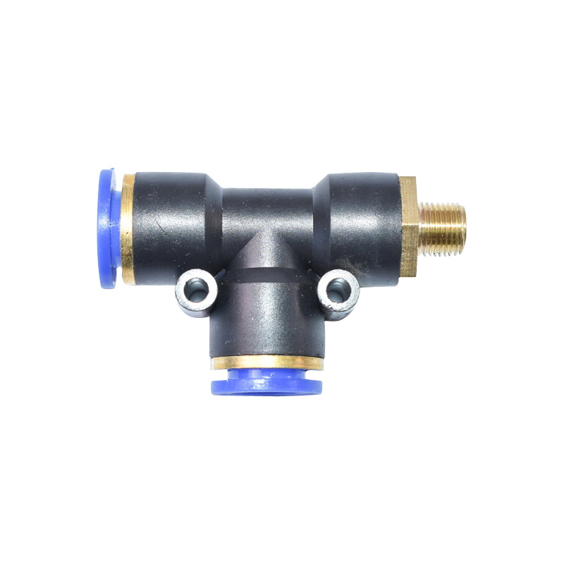 Quick T plastic connector and metal screw fi 12x12 with 1/8