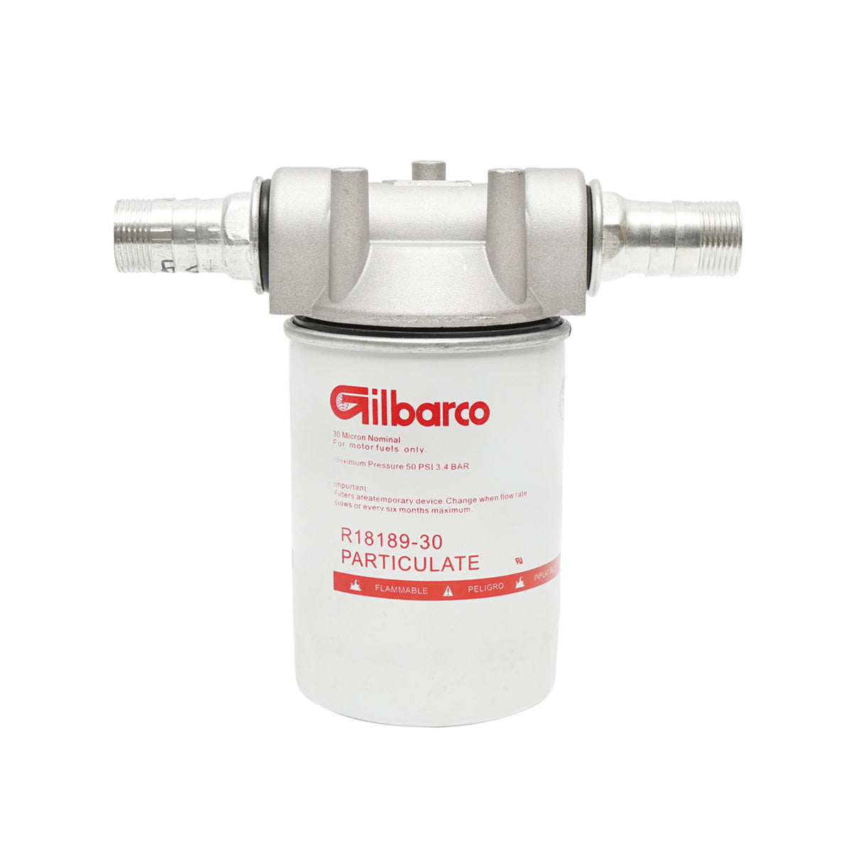 Fuel and oil transfer filter with 2 connectors SN40660, XN3107 Breckner Germany