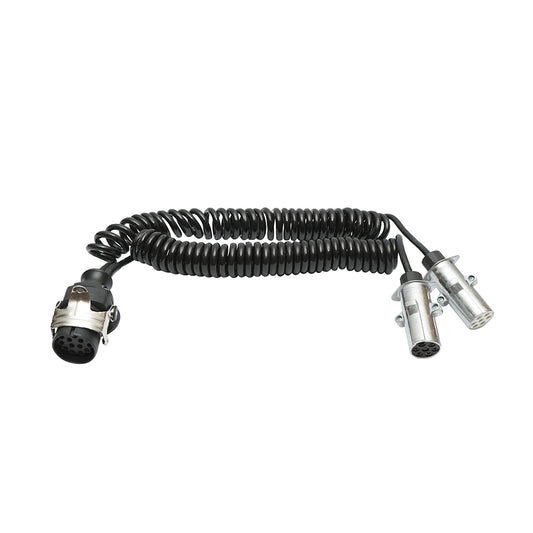 ABS adapter cable trailer spiral type Y 7/7-15 pins, 8JA 005 952-041, 502T1135