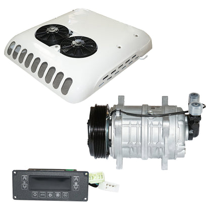 Air conditioning equipment for buses with compressor, 12V, 10KW, 3800m3/H, 1010x975x180mm