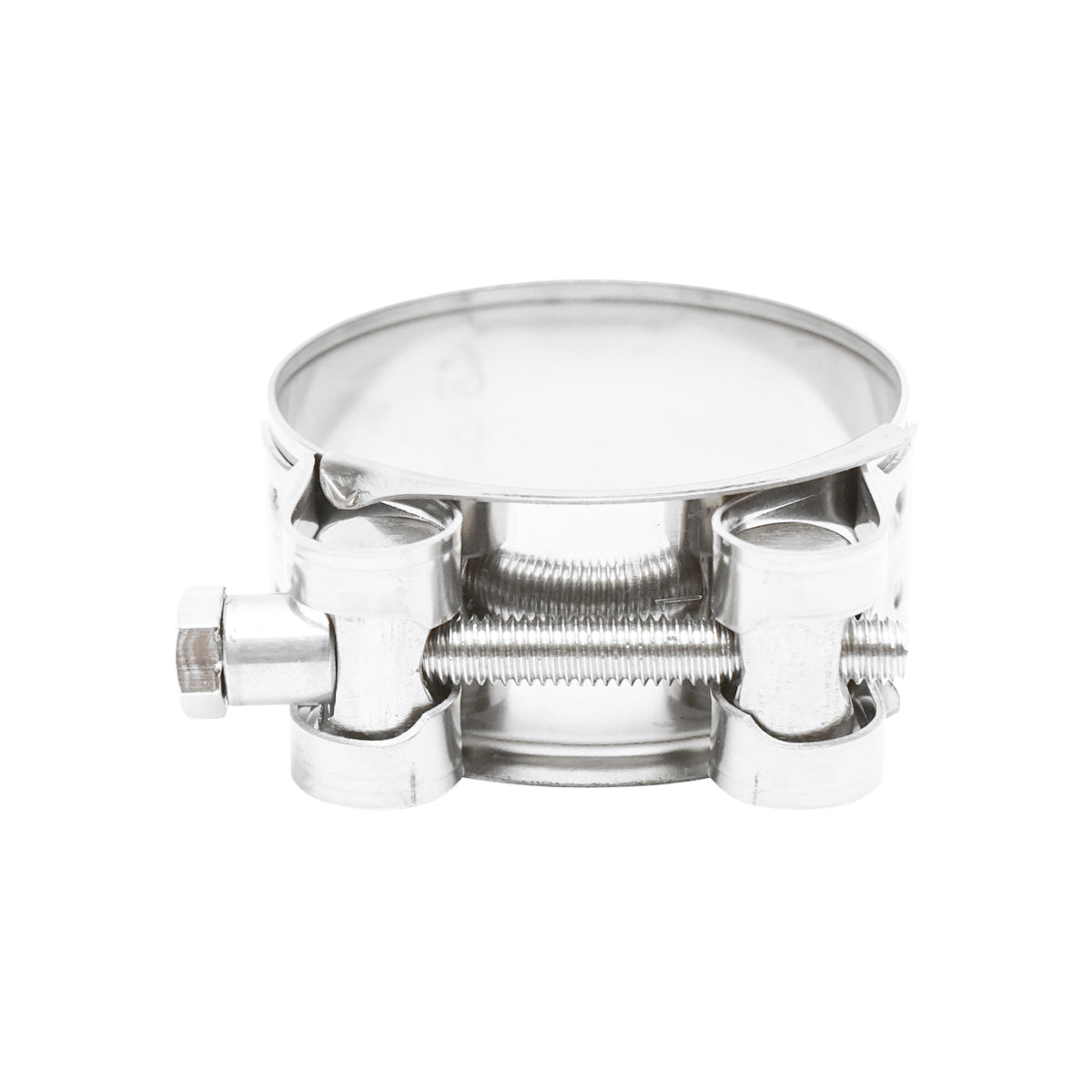 Force collar, stainless steel clamp with screw 201 for hoses 48-51mm Breckner Germany