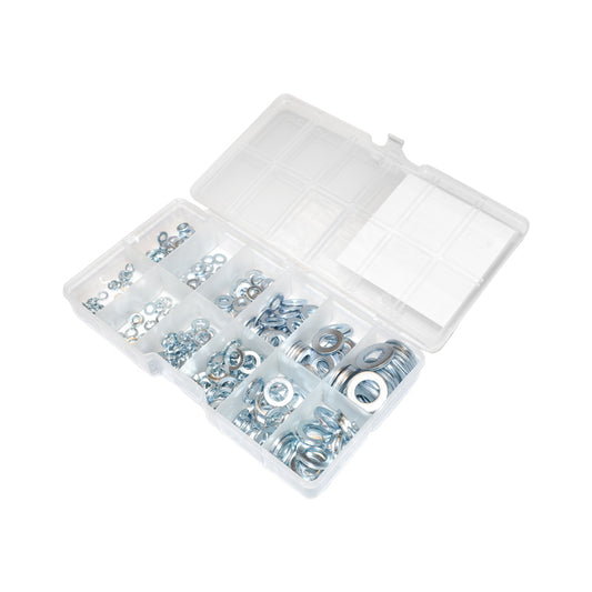 Washer set 350 pieces DIN125/DIN127 Breckner Germany M4, M5, M6, M8, M10, M12