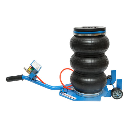 Professional pneumatic jack 3.5T with short handle, air cushion 150-400mm Breckner Germany