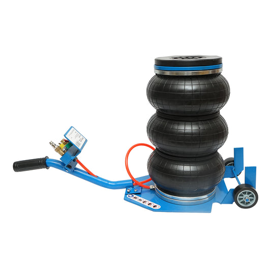 Professional pneumatic jack 3.5T with short handle, air cushion 150-400mm Breckner Germany