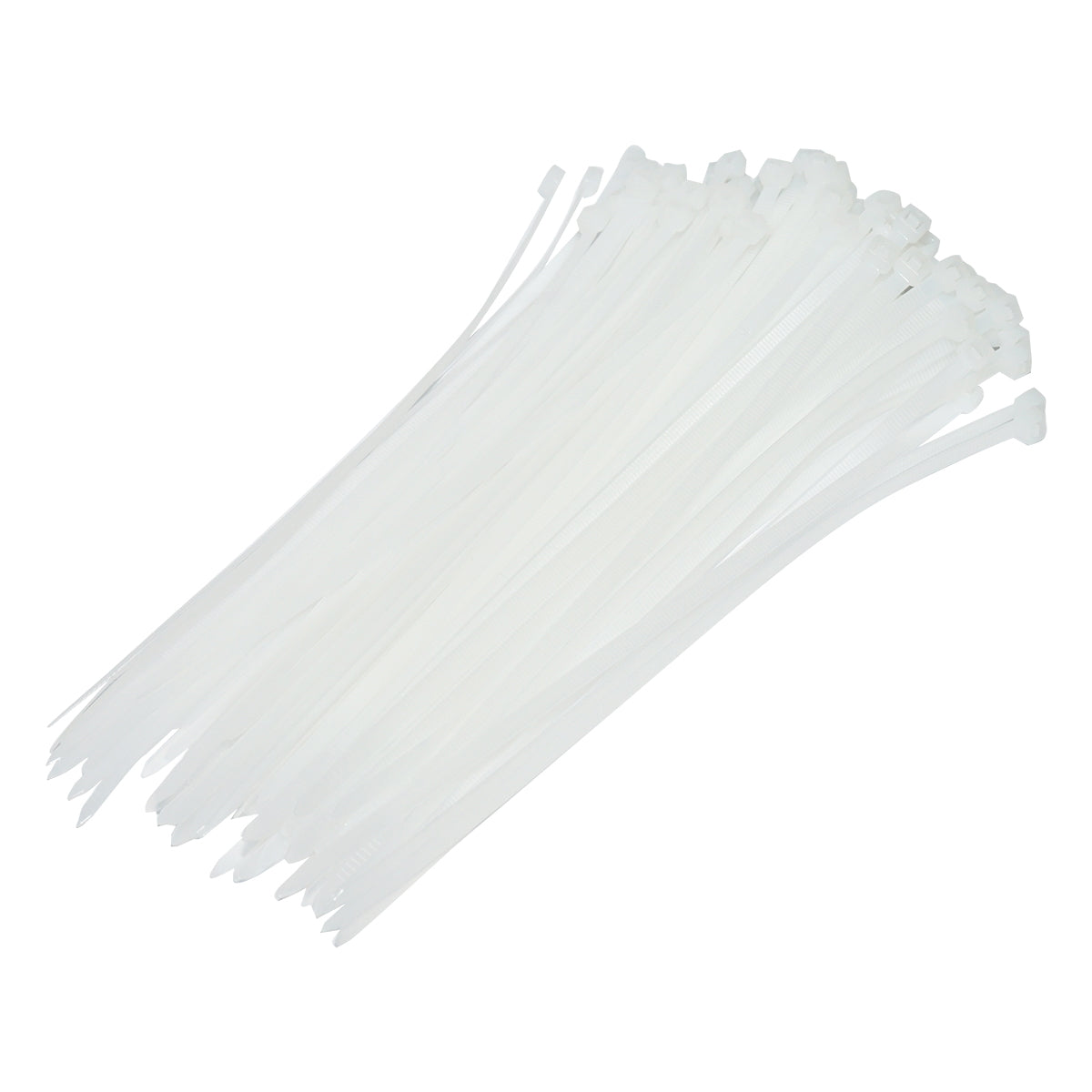 Facets, plastic collar 4.8x250mm white set of 100 pcs Breckner Germany