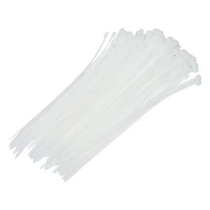 Facets, plastic collar 4.8x250mm white set of 100 pcs Breckner Germany