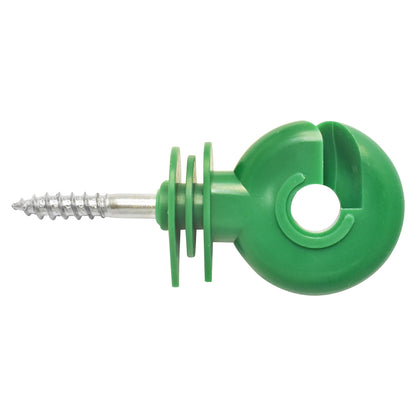 Compact green ring isolator fi 5.2mm 80x35mm electric fence Mezofarm