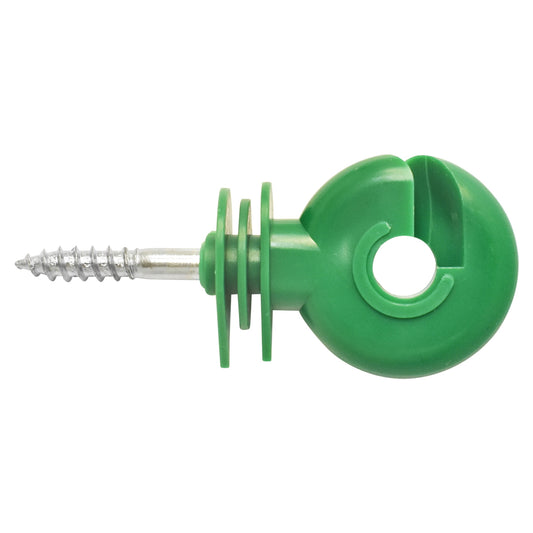 Compact green ring isolator fi 5.2mm 80x35mm electric fence Mezofarm