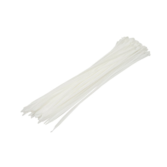 Facet, plastic collar 3.6x3800mm, white, set of 100 pieces Breckner Germany