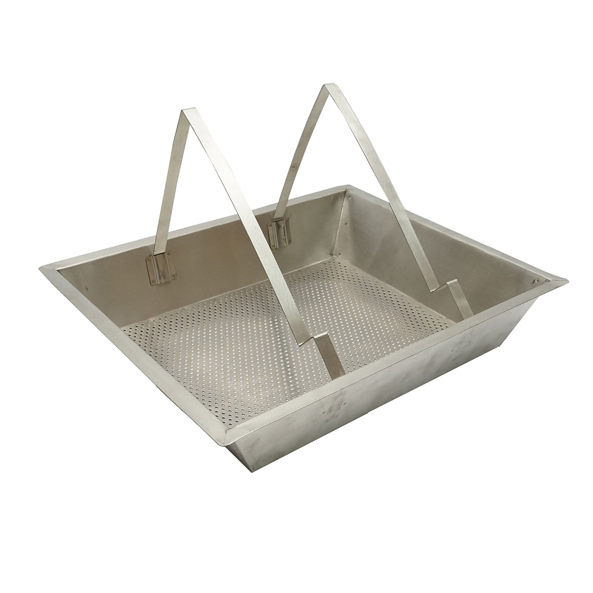 Stainless steel tray for decapping 520x415x110mm