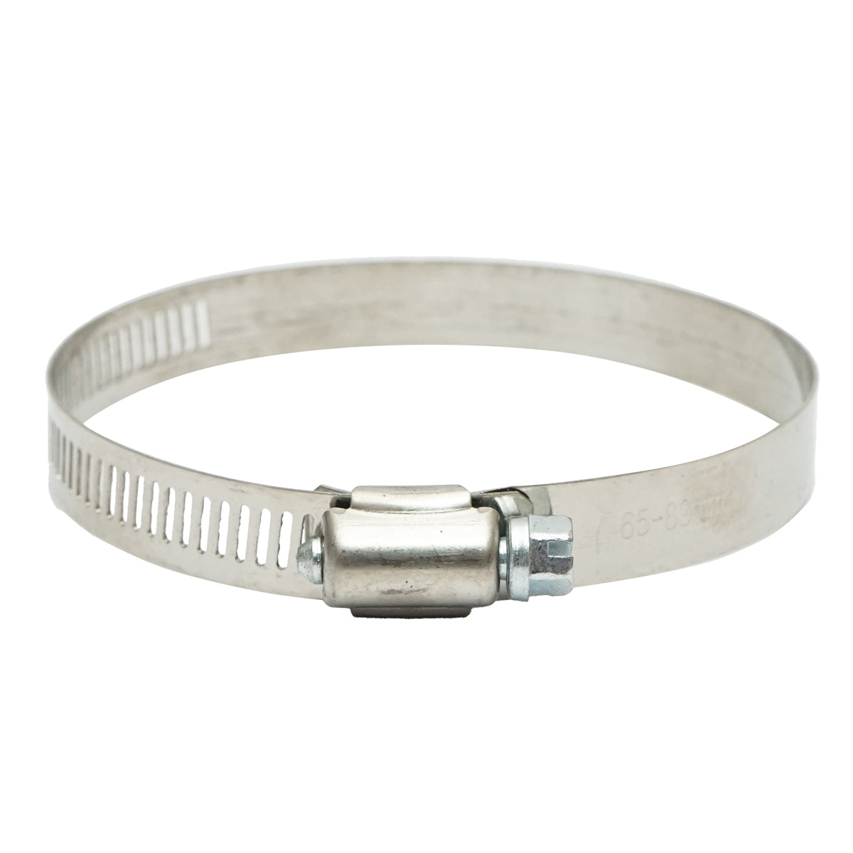 Adjustable stainless steel hose clamp 65-89mm