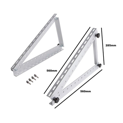 Triangle-type support sets for mounting 200W solar photovoltaic panels with adjustable angle Breckner Germany