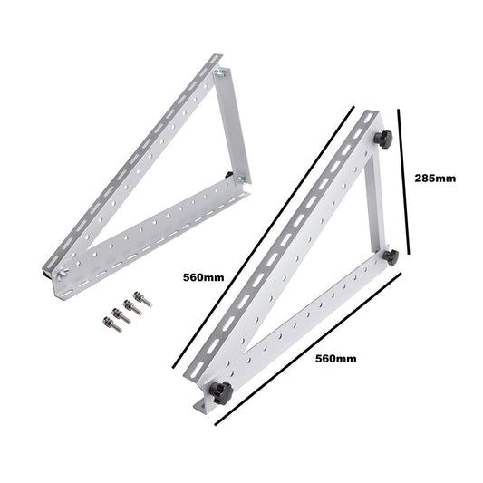 Triangle-type support sets for mounting 200W solar photovoltaic panels with adjustable angle Breckner Germany