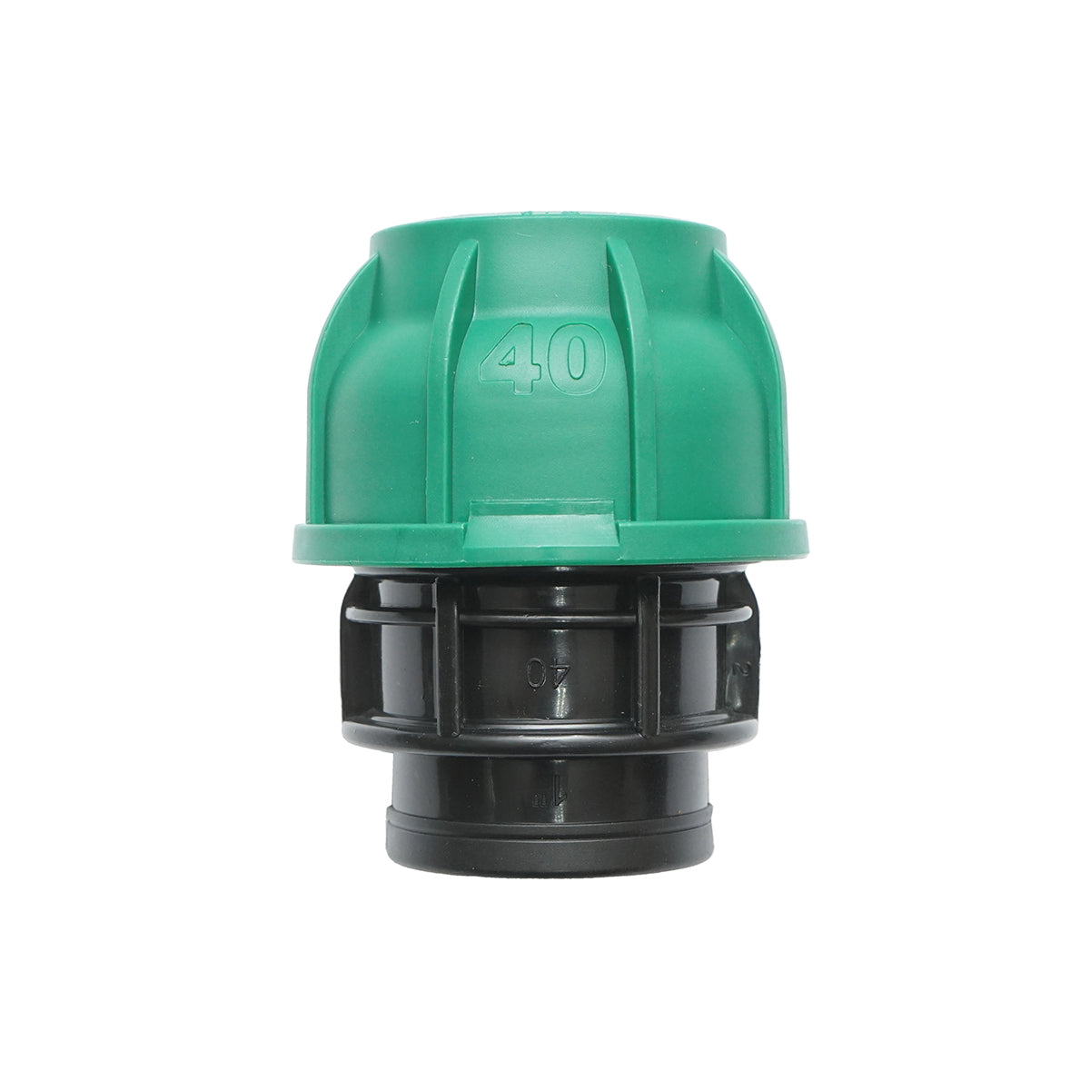 Compression fitting with internal thread D40mmx1 inch, PN10 Bar for irrigation systems