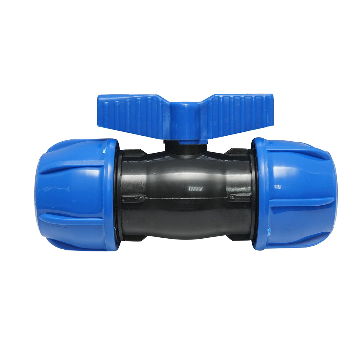 Compression socket-socket valve D63x63mm, PN10 Poelsan