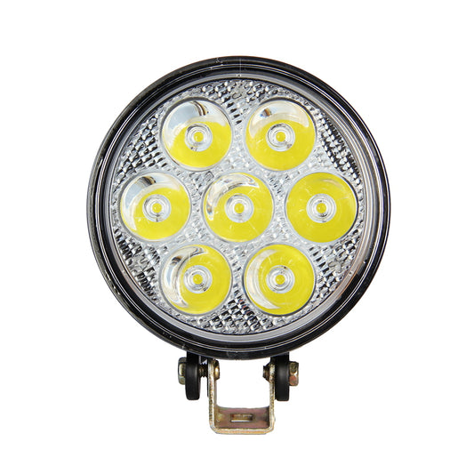 Lamp with 7 LEDs 10-30V 21W radiation angle 60 degrees flood type Breckner Germany