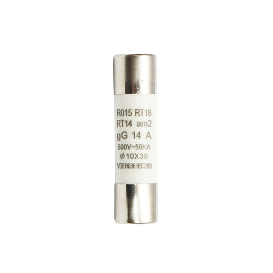 Cylindrical fuse 14A, RT14, 10x38mm Breckner Germany
