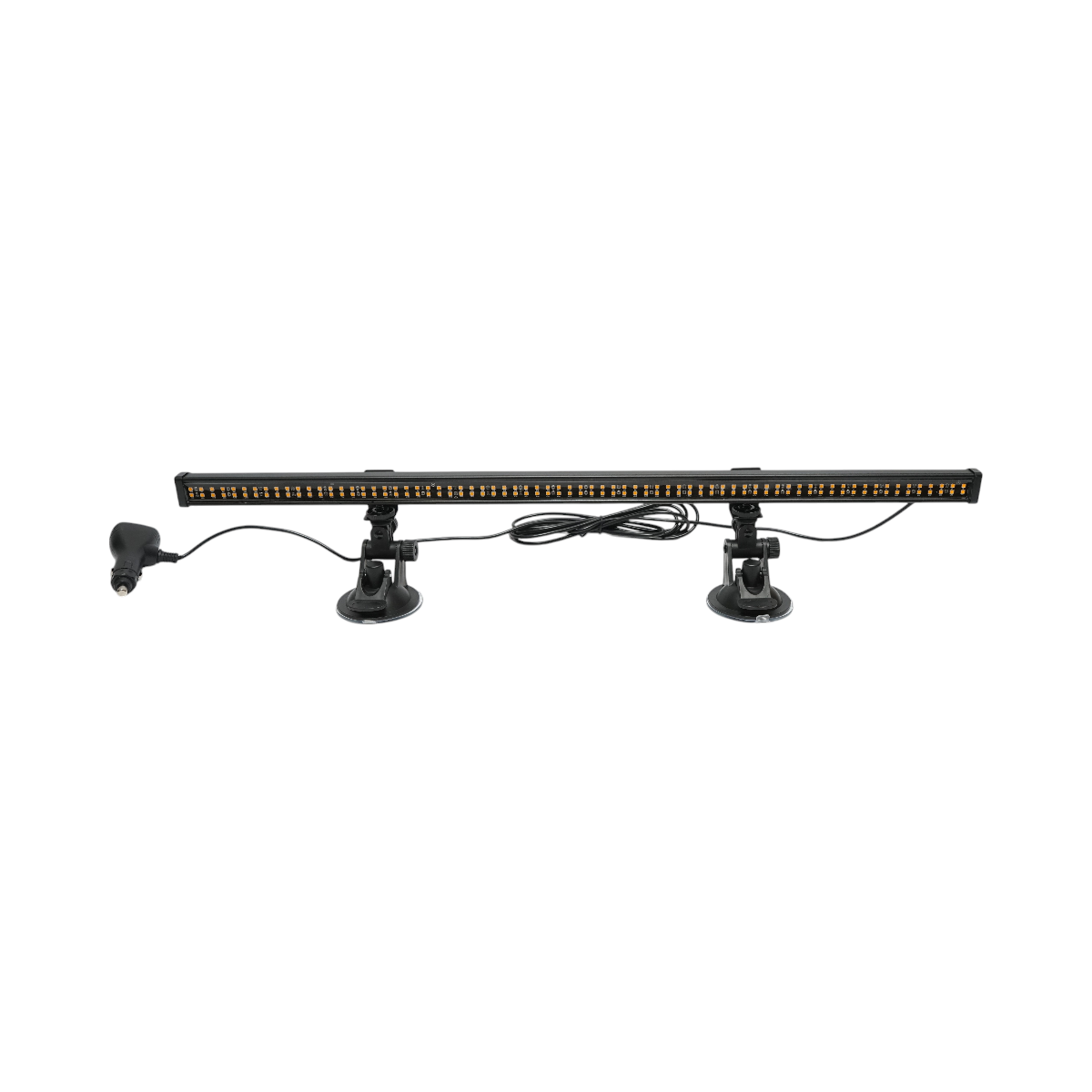 62cm LED strobe bar with suction cups, 60W, 10-30V, strobe with 9 colors, 15 lighting modes