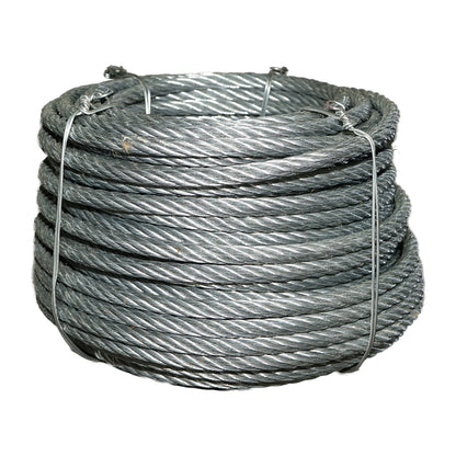 Steel winch cable 6x37 diameter 14mm with metal core, 50m/roll