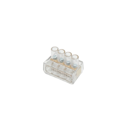 Terminal block 10A 500V, 4 poles 1.5mm Leader