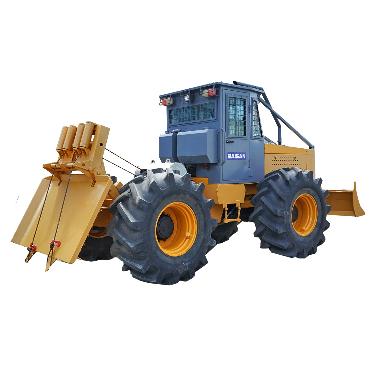 Forest tractor with a 6-cylinder engine, 100 hp, tires 23.1/26, Baisan