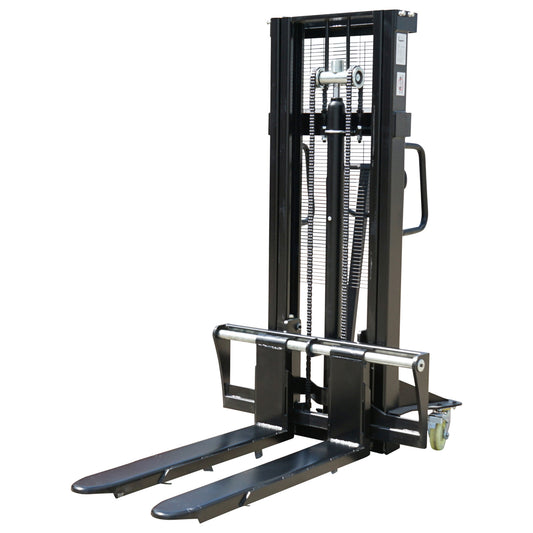 Manual pallet jack with a maximum load of 1.5T, lift height 2500mm, forks 1150mm Breckner Germany