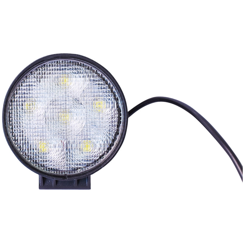 Lamp with 6 LEDs 10-30V 18W radiation angle 60 degrees flood type Breckner Germany