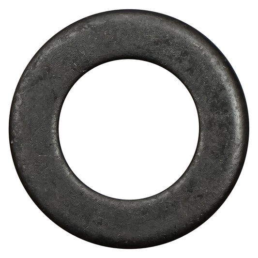 Set of 100 standard DIN 125 M16 black flat washers