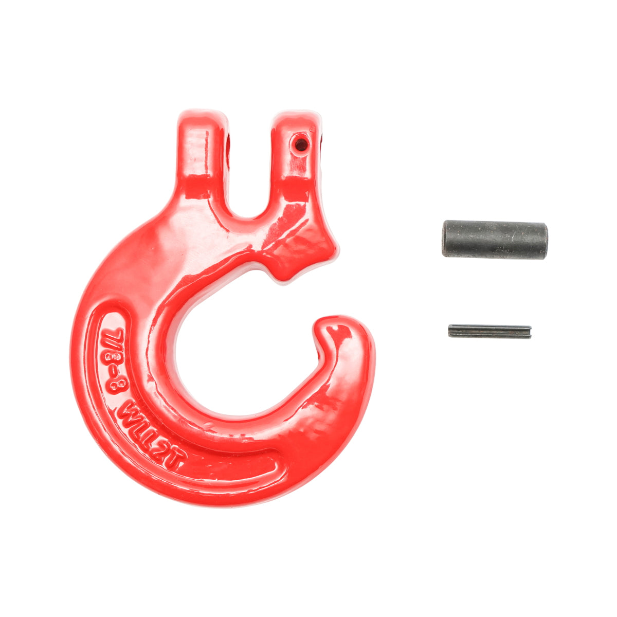 Hook with bolt for chain link fi 8mm, maximum load supported 2T
