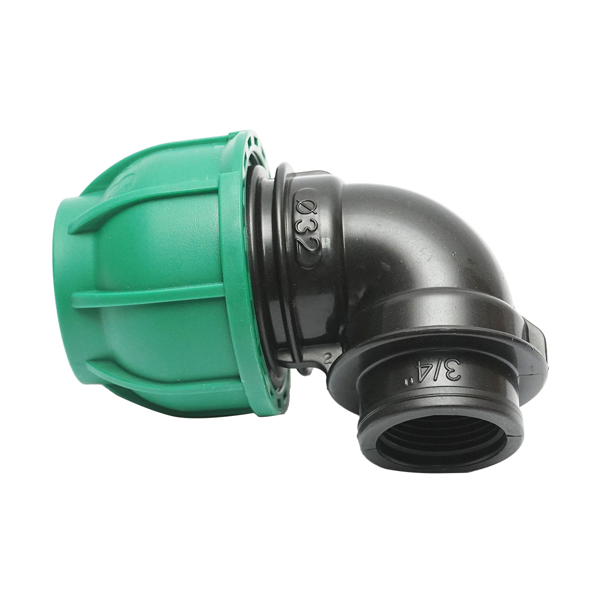 Compression fitting with internal thread D32mmx3/4 inch, PN10 Bar for irrigation systems