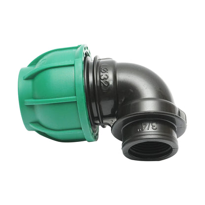 Compression fitting with internal thread D32mmx3/4 inch, PN10 Bar for irrigation systems